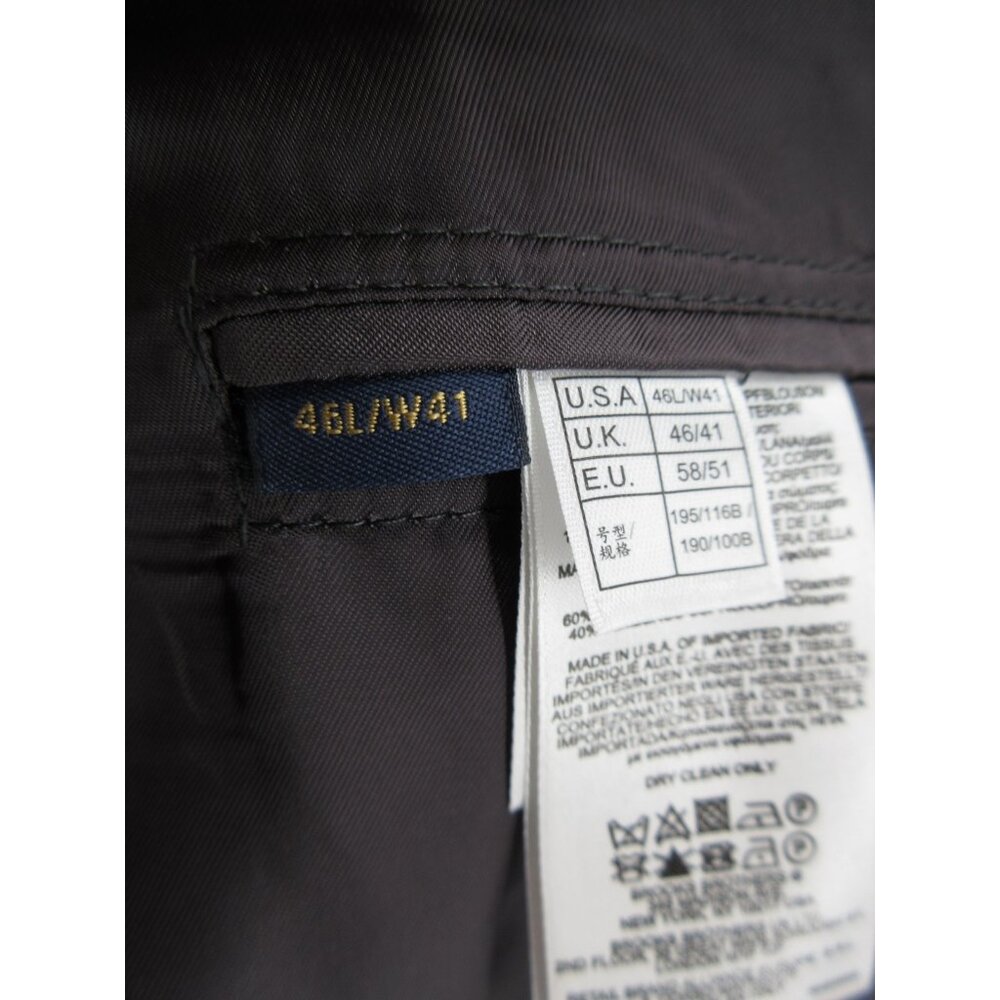 Brooks Brothers Sport Coat 46 L Estrato Madison 1818 Blazer Wool USA * - Picture 14 of 16